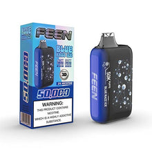 Blue Razz Ice Flavored FEEN 20mg Disposable Vape Device - 50k Puffs  | The Smoke Plug