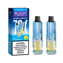 Blue Razz Ice Flavored Lost Mary Nera Fullview Pods Disposable Vape Device - 70K Puffs - 1PC | The Smoke Plug
