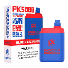 Blue Razz Pomo Flavored Pod King x Kado Bar PK5000 Disposable Vape Device - 5000 Puffs | thesmokeplug.com -  1PC