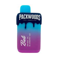 Blueberry Ice Flavored Bali x Packwood Disposable Vape Device - 6500 Puffs | thesmokeplug.com - 6PK