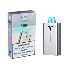 Blueberry Ice Flavored Ignite v50 Disposable Vape Device - 5000 Puffs | thesmokeplug.com - 1PC
