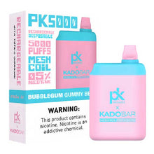 Bubblegum Gummy Bear Flavored Pod King x Kado Bar PK5000 Disposable Vape Device - 5000 Puffs | thesmokeplug.com -  1PC
