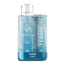Clear Flavored EB Create TE6000 Disposable Vape Device 6000 puffs