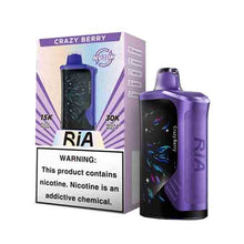 Crazy Berry Flavored RiA NV30K Disposable Vape Device - 30K Puffs | The Smoke Plug