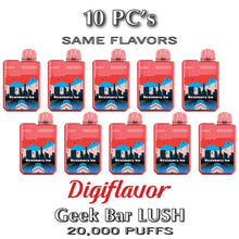 Digiflavor Geek Bar LUSH Disposable Vape Device | 20k Puffs - 10PC | The Smoke Plug