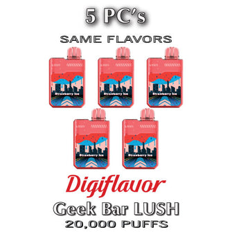 Digiflavor Geek Bar LUSH Disposable Vape Device | 20k Puffs - 5PC