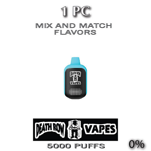 snoop dogg vape flavors DEATH ROW Snoop Dogg 5000 0% Disposable Vape Device | 5000 Puffs