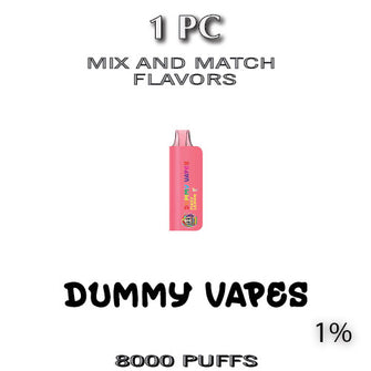 Dummy Vapes 1% Nicotine Disposable Vape Device | 8000 Puffs – 1PC thesmokeplug.com