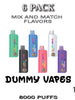 Dummy Vapes 1% Nicotine Disposable Vape Device | 8000 Puffs – 6PK thesmokeplug.com