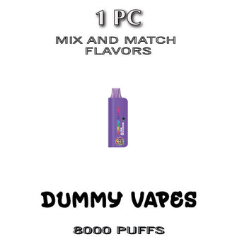 Dummy Disposable Vape Device | 8000 Puffs  –  1PC