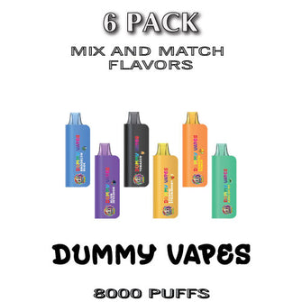 Dummy Disposable Vape Device | 8000 Puffs – 6PK