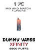 Dummy XFinity Disposable Vape Device | 6900 Puffs - 1PC