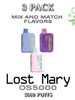 Lost Mary OS5000 by EB Design Disposable Vape Device | thesmokeplug.com - 3PK