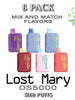 Lost Mary OS5000 by EB Design Disposable Vape Device | thesmokeplug.com - 6PK