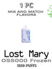 LOST MARY OS5000 Frozen Edition Disposable Vape | 5000 Puffs - 1PC | thesmokeplug.com