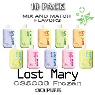 LOST MARY OS5000 Frozen Edition Disposable Vape | 5000 Puffs - 10PK | thesmokeplug.com