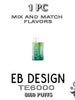 EB Create TE6000 Disposable Vape Device | 6000 Puffs – 1PC