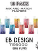 EB Create TE6000 Disposable Vape Device | 6000 Puffs – 10PK