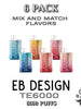 EB Create TE6000 Disposable Vape Device | 6000 Puffs – 6PK