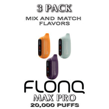 FLONQ Max Pro Disposable Vape Device | 20000 PUFFS - 3PK