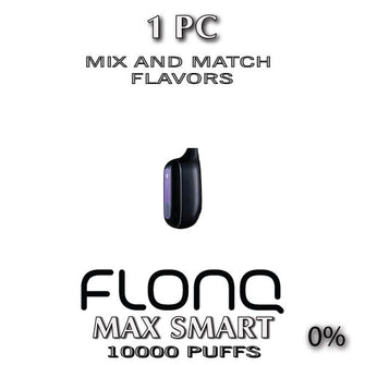 FLONQ Max Smart 0% Disposable Vape Device | 10000 PUFFS - 1PC