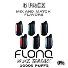 FLONQ Max Smart 0% Disposable Vape Device | 10000 PUFFS - 6PK