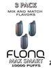 FLONQ Max Smart 2% Disposable Vape Device | 10000 PUFFS - 3PK