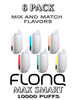 FLONQ Max Smart 5% Disposable Vape Device | 10000 PUFFS - 6PK