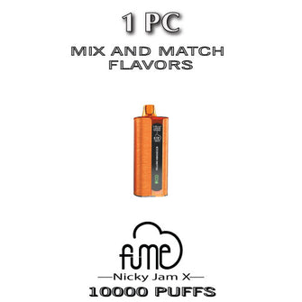 Fume Nicky Jam x Disposable Vape Device | 10000 Puffs - 1PC