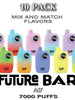 Future Bar Ai7 Disposable Vape Device | 7000 Puffs - 10PK | thesmokeplug.com