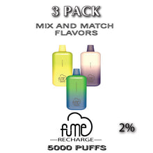 Fume RECHARGE 2% Disposable Vape Device | 5000 Puffs - 3PK