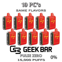 Geek Bar Pulse ZERO 0% Disposable Vape Device | 15000 Puffs - 10PC