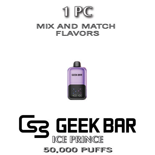 Geek Bar Ice Prince Disposable Vape Device | 50K Puffs - 1PC The Smoke Plug Geek Bar Ice Prince Disposable Vape Device | 50K Puffs - 1PC The Smoke Plug