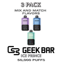 Geek Bar Ice Prince Disposable Vape Device | 50K Puffs - 3PK