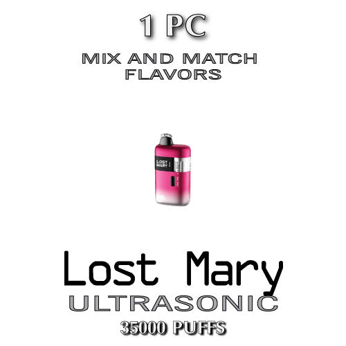 Lost Mary Ultrasonic Disposable Vape | 35k Puffs - 1PC The Smoke Plug Lost Mary Ultrasonic Disposable Vape | 35k Puffs - 1PC The Smoke Plug