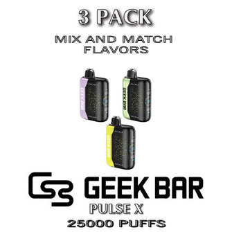 Geek Bar Pulse X Disposable Vape Device | 25K Puffs - 3PK