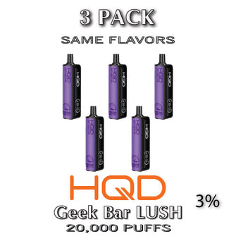 HQD Shisha Hookah 3% Disposable Vape Device | 20K Puffs - 5PC