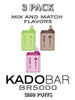 Kado Bar BR5000 Disposable Vape Device | 5000 Puffs – 3PK