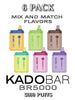 Kado Bar BR5000 Disposable Vape Device | 5000 Puffs – 6PK