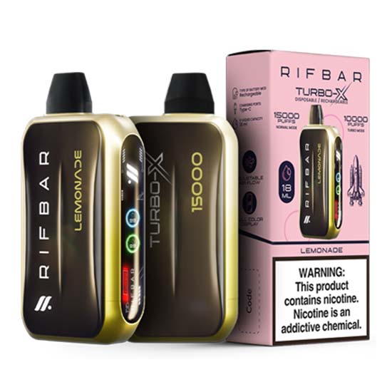 Rifbar Turbo-X Disposable Vape Device | 15000 Puffs - 1PC The Smoke Plug Rifbar Turbo-X Disposable Vape Device | 15000 Puffs - 1PC The Smoke Plug