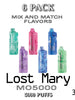 Lost Mary MO5000 3% Disposable Vape Device | 5000 Puffs – 6PK thesmokeplug.com