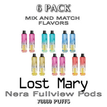 Lost Mary Nera Fullview Disposable Vape Pods (Pack of 2) | 70k Puffs - 6PK