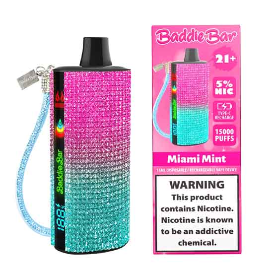Baddie Bar Disposable Vape Device | 15000 Puffs