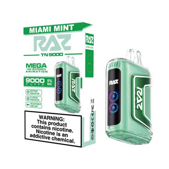 Raz TN9000 Disposable Vape Device | 9000 Puffs - 10PK The Smoke Plug