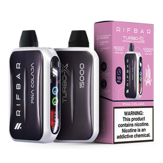 Rifbar Turbo-X Disposable Vape Device | 15000 Puffs - 1PC The Smoke Plug Rifbar Turbo-X Disposable Vape Device | 15000 Puffs - 1PC The Smoke Plug