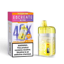 Pineapple POM Flavored EBCREATE BC Pro Disposable Vape Device - 40K Puffs  | The Smoke Plug