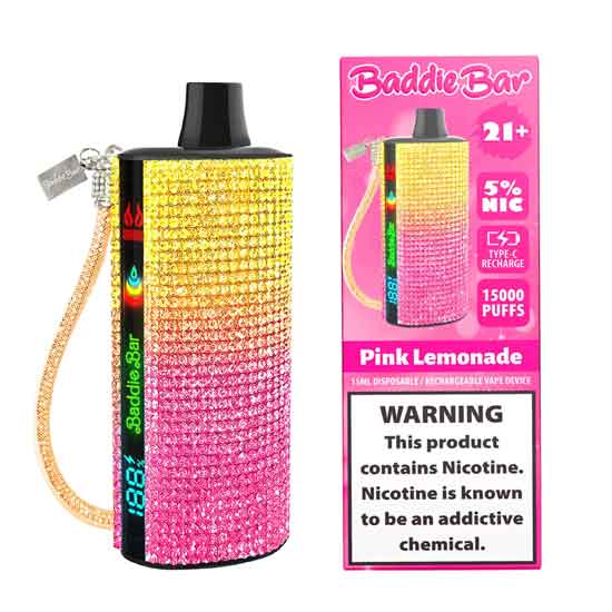 Baddie Bar Disposable Vape Device | 15000 Puffs - 1PC The Smoke Plug Baddie Bar Disposable Vape Device | 15000 Puffs - 1PC The Smoke Plug