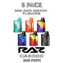 Raz CA6000 Disposable Vape Device | 6000 Puffs - 6PK