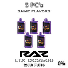 Raz LTX DC25000 Zero Disposable Vape Device | 25k Puffs - 5PC