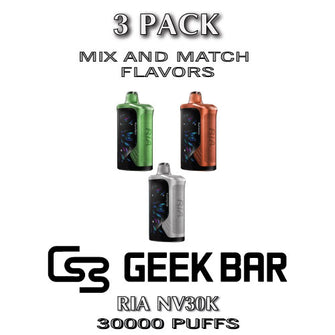 RiA by Geek Bar NV30K Disposable Vape Device | 30K Puffs - 3PK